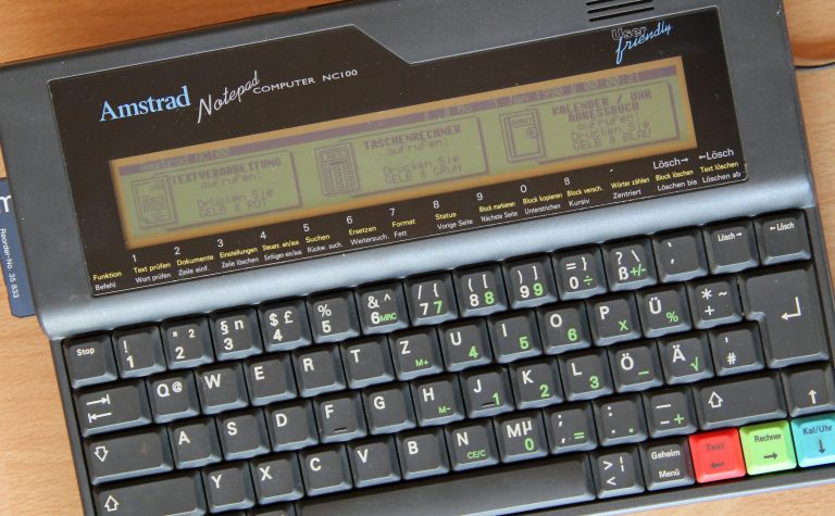Amstrad NC100 HansJürgen Jacob