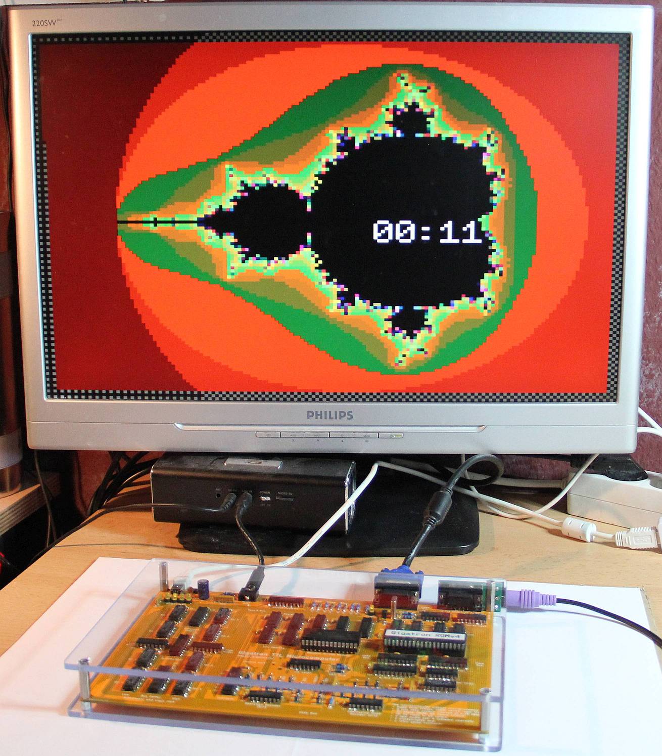 Mandelbrot auf dem Gigatron