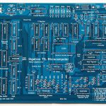 Gigatron TTL PCB blau