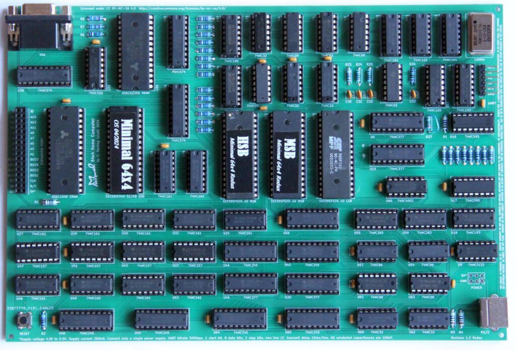 Minimal 64x4 1.2 Redux TTL Computer