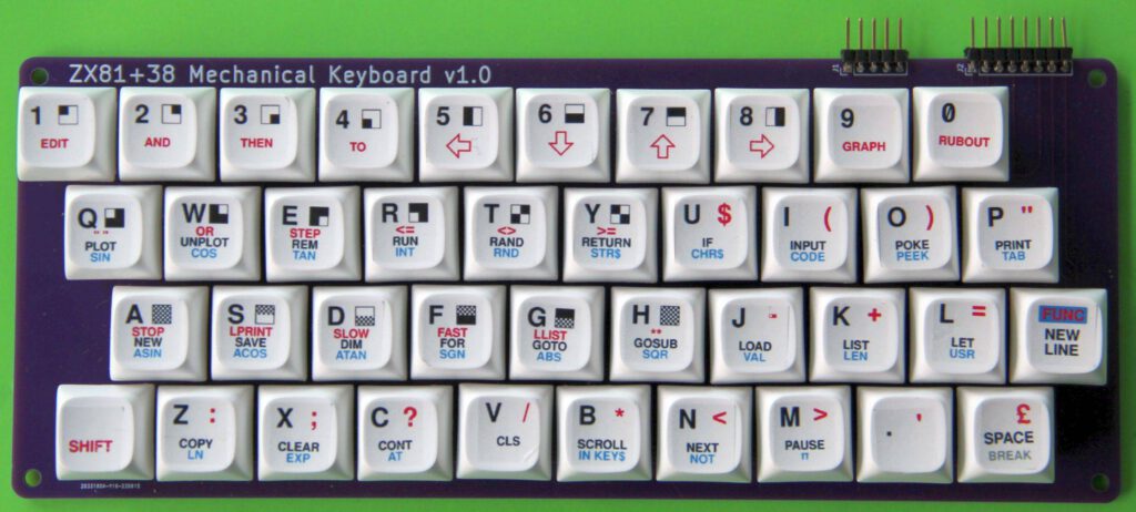 ZX81+38 Mechanical Keyboard v1.0